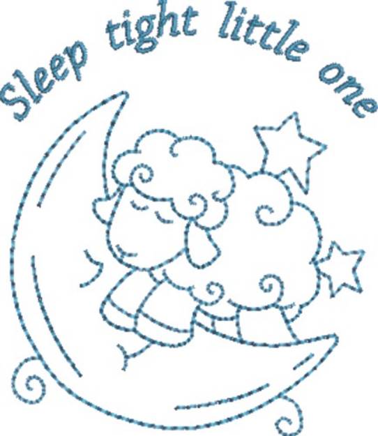 Picture of Sleep Tight Machine Embroidery Design