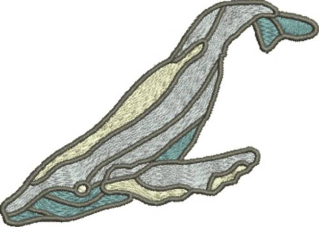 Picture of Whale Machine Embroidery Design