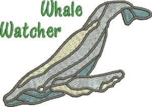 Picture of Whale Watcher Machine Embroidery Design