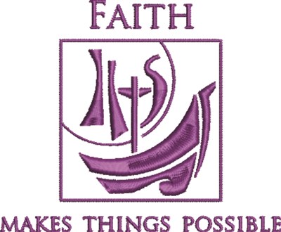 Faith Machine Embroidery Design