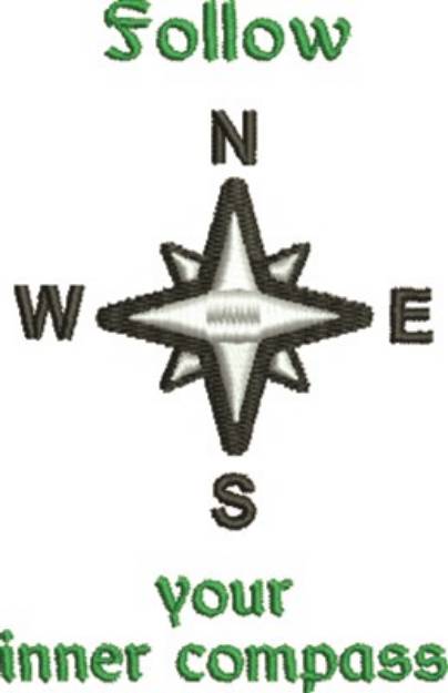 Picture of Inner Compass Machine Embroidery Design