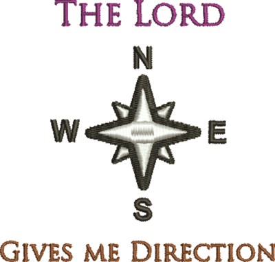 Lord Gives Direction Machine Embroidery Design
