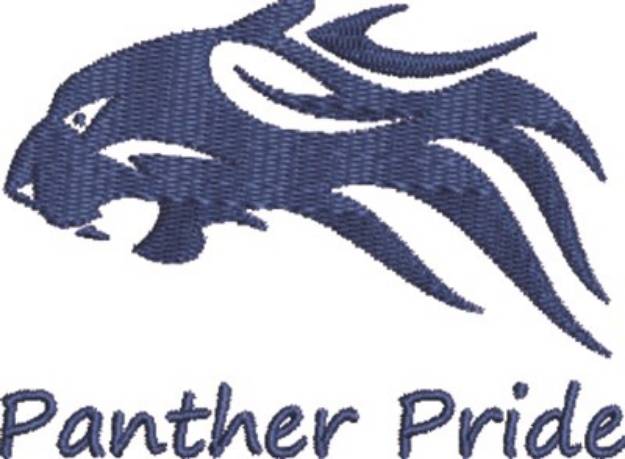 Picture of Panther Pride Machine Embroidery Design