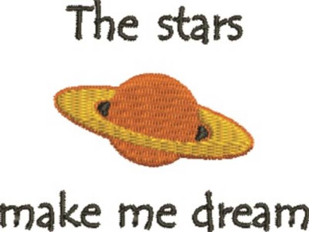 Picture of The Stars Machine Embroidery Design