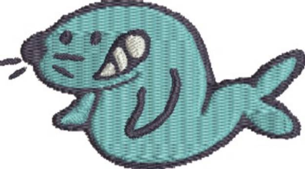 Picture of Silly Seal Machine Embroidery Design