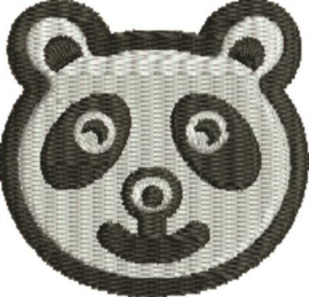 Picture of Panda Face Machine Embroidery Design