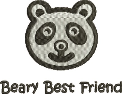 Best Friend Machine Embroidery Design