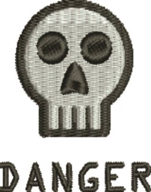 Picture of Danger Machine Embroidery Design