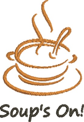 Soups On Machine Embroidery Design