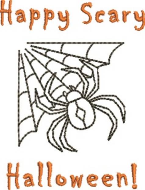 Picture of Scary Halloween Machine Embroidery Design