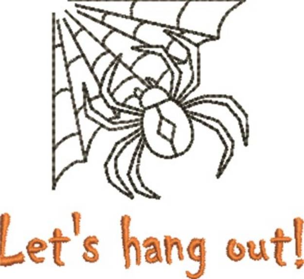 Picture of Lets Hang Out Machine Embroidery Design