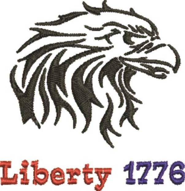 Picture of Liberty 1776 Machine Embroidery Design