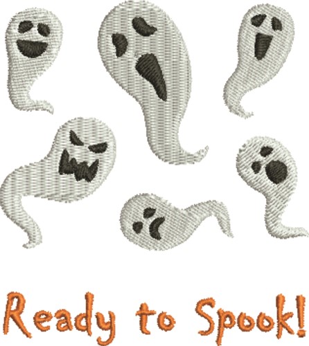 Ready To Spook Machine Embroidery Design