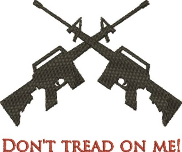 Picture of Dont Tread Machine Embroidery Design