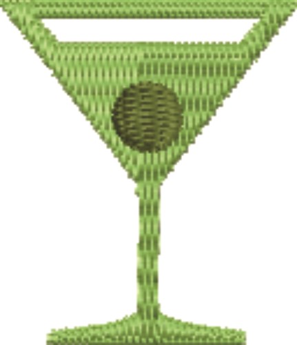 Martini Machine Embroidery Design