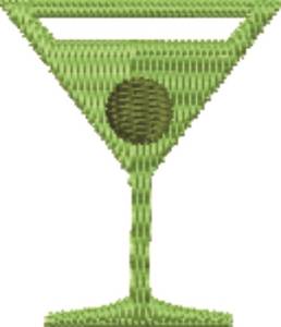 Picture of Martini Machine Embroidery Design