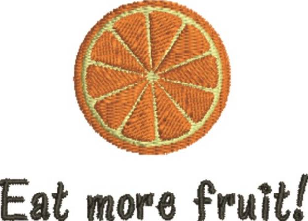 Picture of Eat Fruit Machine Embroidery Design