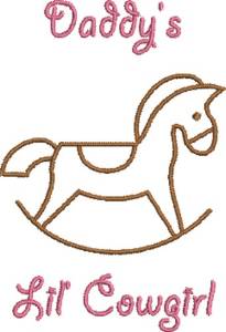 Picture of Lil Cowgirl Machine Embroidery Design