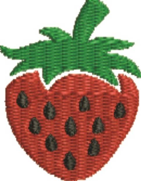 Picture of Strawberry Machine Embroidery Design