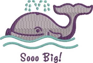 Picture of Sooo Big! Machine Embroidery Design