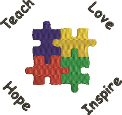 Autism Sayings Machine Embroidery Design