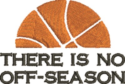 Basketball Off-Season Machine Embroidery Design