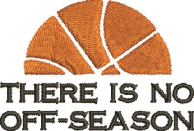 Picture of Basketball Off-Season Machine Embroidery Design