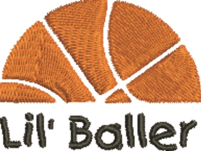 Basketball Baller Machine Embroidery Design