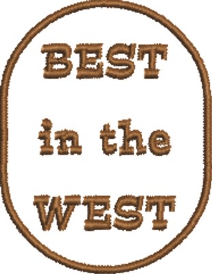 Best in West Machine Embroidery Design