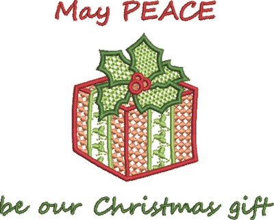 Our Christmas Gift Machine Embroidery Design