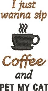 Picture of Sip Coffee Machine Embroidery Design