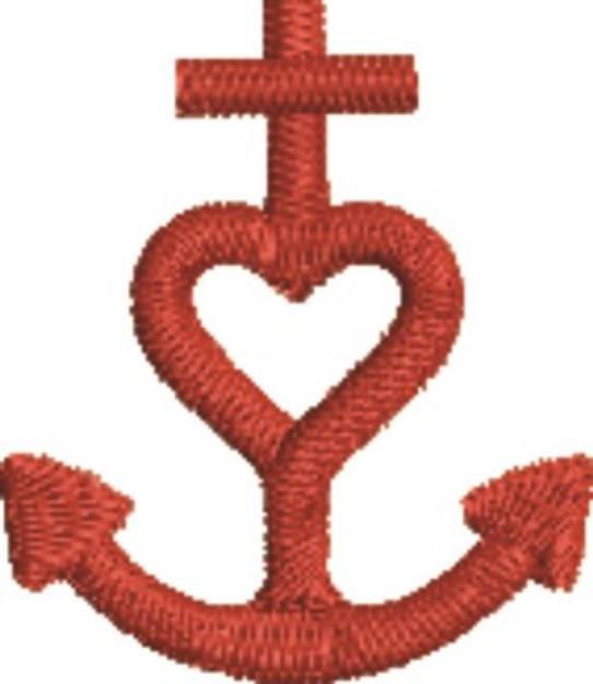 Picture of Anchored by Love Machine Embroidery Design