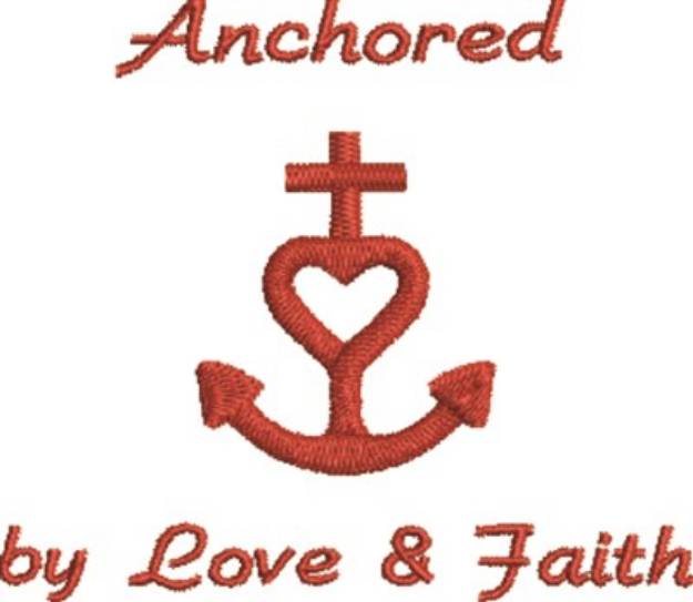 Picture of Love & Faith Machine Embroidery Design