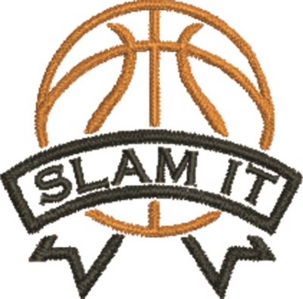 Picture of Slam It Machine Embroidery Design