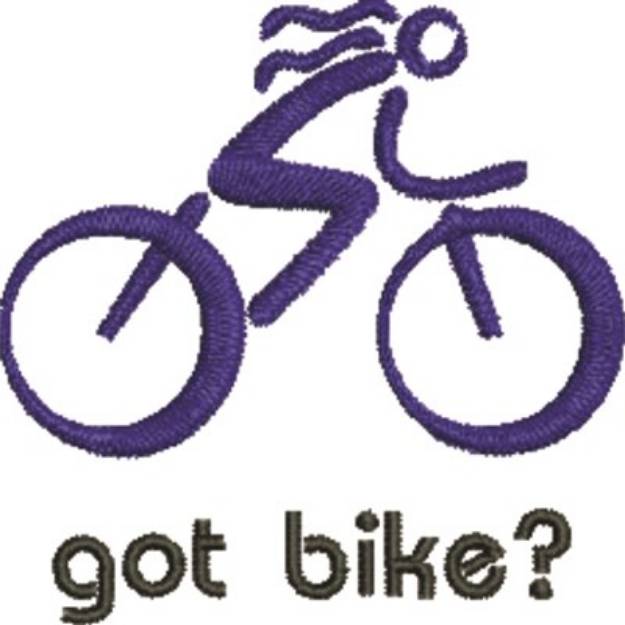 Picture of Got Bike Machine Embroidery Design