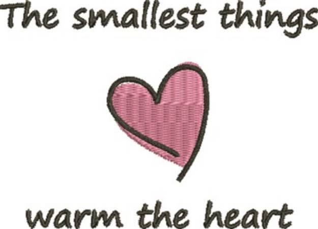 Picture of Small Things Heart Machine Embroidery Design
