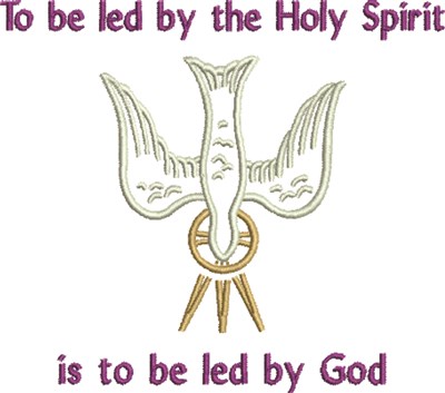 Holy Spirit Dove Machine Embroidery Design