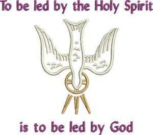 Picture of Holy Spirit Dove Machine Embroidery Design