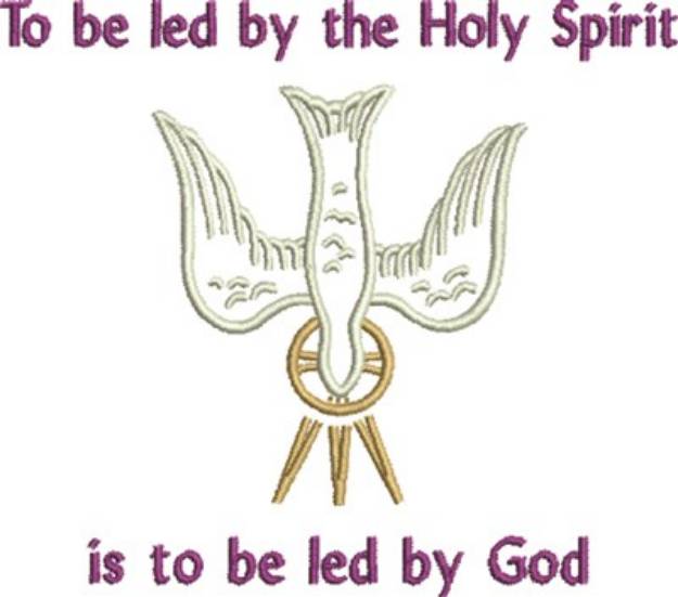 Picture of Holy Spirit Dove Machine Embroidery Design