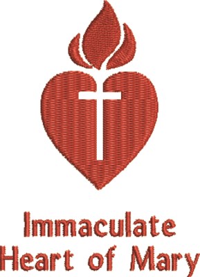 Immaculate Heart Machine Embroidery Design