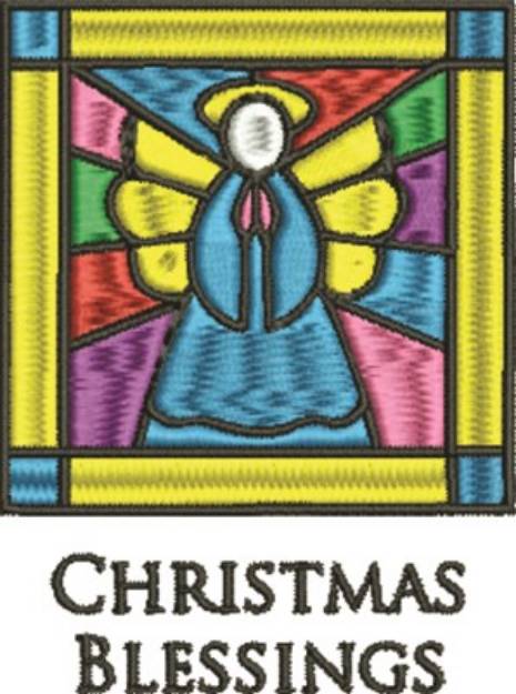 Picture of Christmas Blessings Machine Embroidery Design