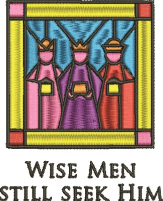 Wise Men Seek Machine Embroidery Design