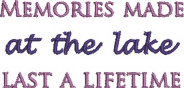 Picture of Vacation Memories Machine Embroidery Design