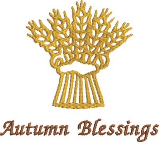 Picture of Autumn Blessings Machine Embroidery Design