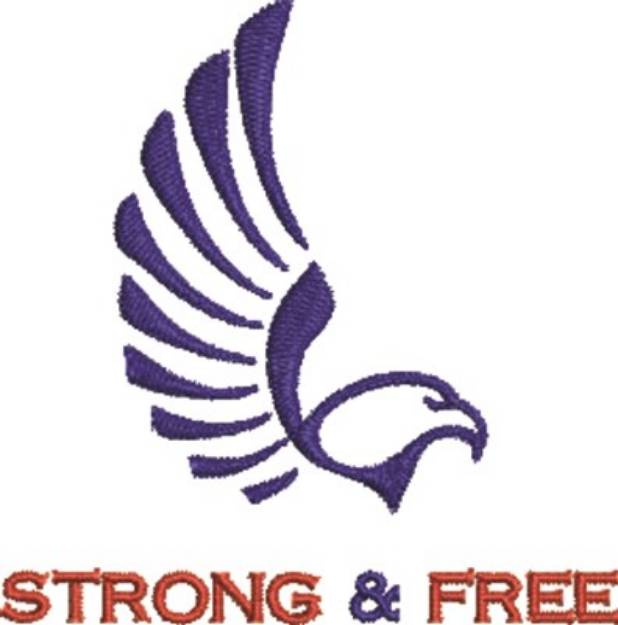 Picture of Strong & Free Machine Embroidery Design