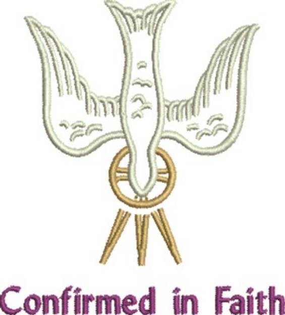 Picture of Confirmed Faith Machine Embroidery Design