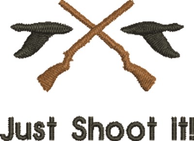 Shoot It Machine Embroidery Design