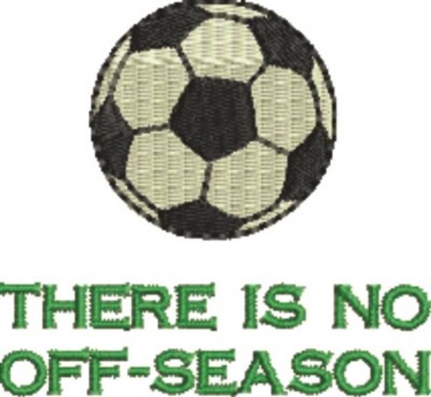 Picture of Soccer Off-Season Machine Embroidery Design