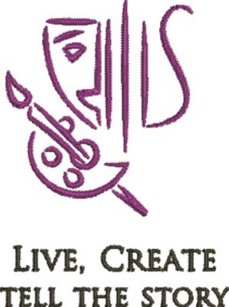Picture of Live Create Machine Embroidery Design