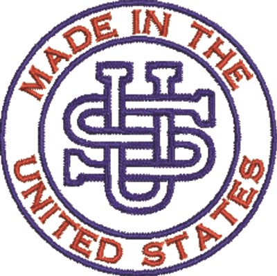 Made In United States Machine Embroidery Design
